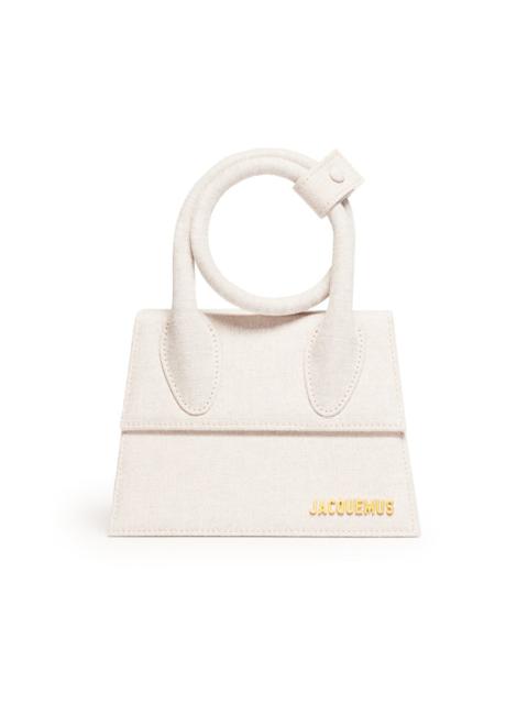 JACQUEMUS Le Chiquito Noeud in Light Greige