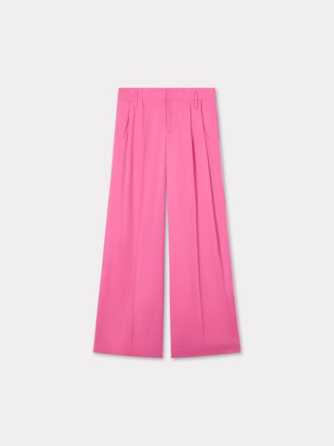 KENZO Wide leg tailored pants in virgin wool
