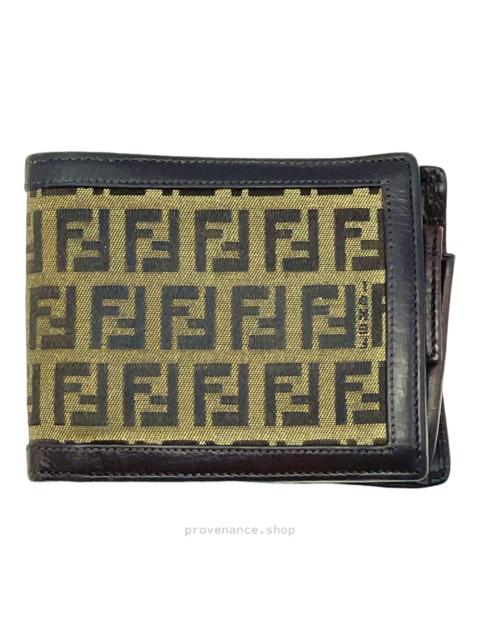 FENDI Fendi FF Zucca Bifold Wallet - Brown