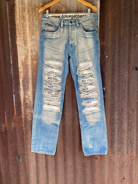 Dolce & Gabbana Archives by Dolce And Gabbana distressed poems jeans