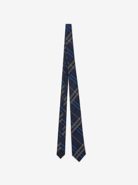 Burberry Check Silk Tie