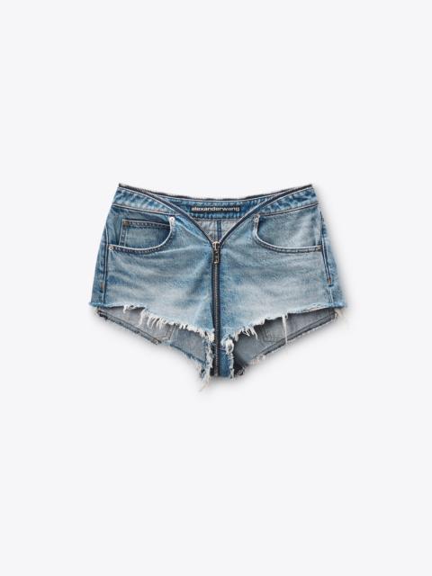 Alexander Wang Zip Waistband Dipped V Short