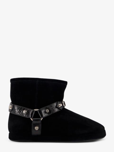 BALENCIAGA Balenciaga Leather And Wool Alaska Soft Bootie Boots