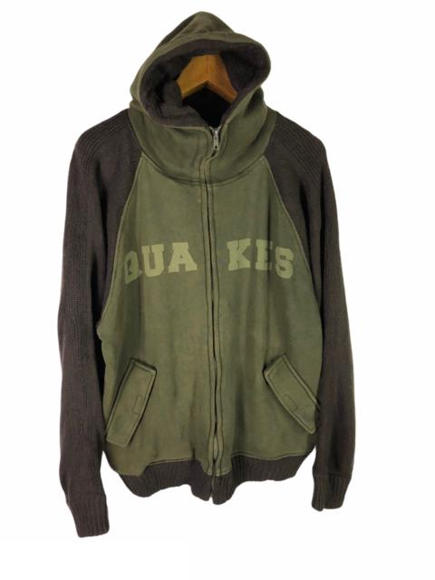 Other Designers Japanese Brand - WILLPIPS MILITARY JACKET KNIT SLEEVE HOODIE