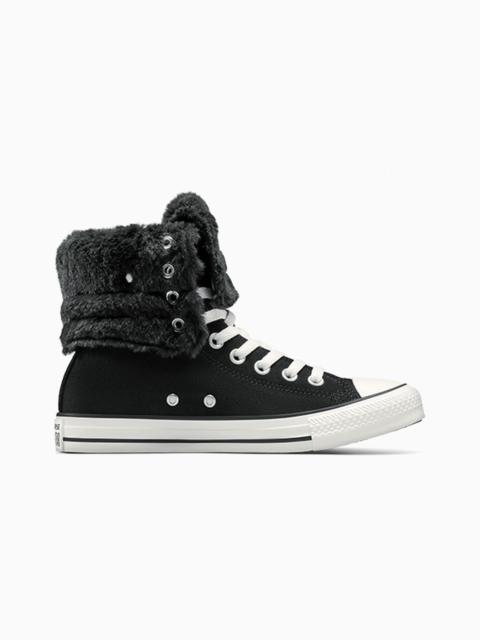 Converse Chuck Taylor All Star Fold Over XHi Faux Fur