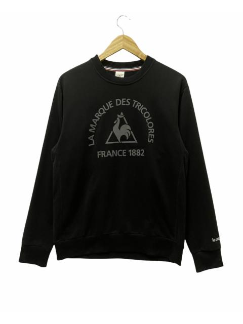 Other Designers Le Coq Sportif - Le Coq Sportif Big Logo Sweatshirt Black