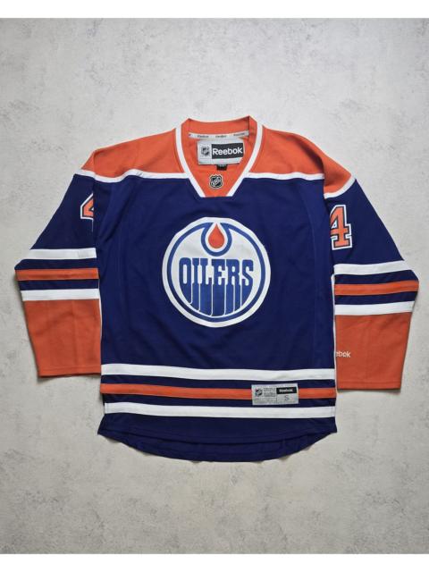 Reebok Reebok Edmonton Oilers Taylor Hall #4 NHL Hovkey Jersey