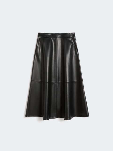 'S Max Mara Coated fabric skirt - BLACK
