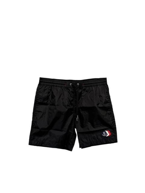Moncler Moncler Black Beachwear - Swim Shorts Men