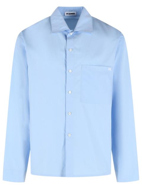 Jil Sander Jil Sander Light Blue Cotton Shirt Men