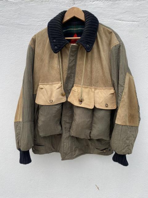 C.P. Company Rare Archive Aw1983 C.P Company Nylon Suede Field Jacket