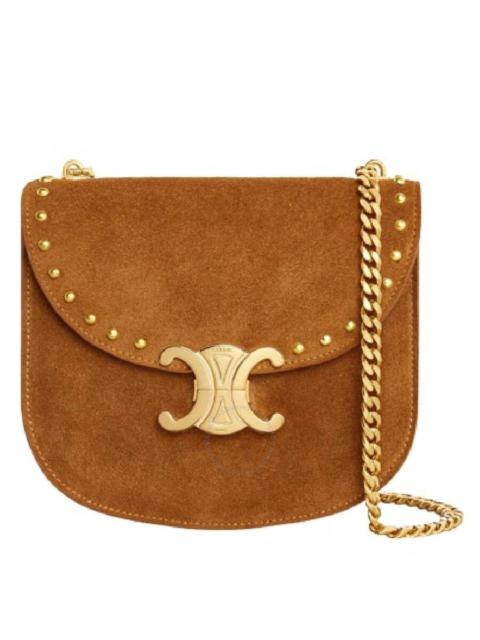 CELINE Celine Besace Clea Chain Satchel Bag