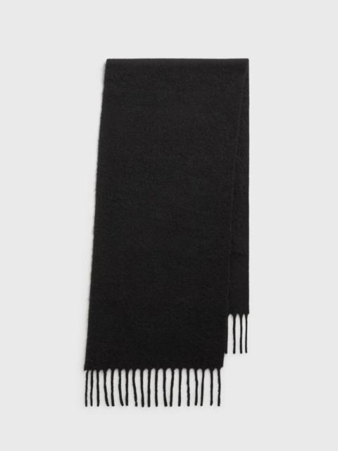 TOTEME Fuzzy scarf black