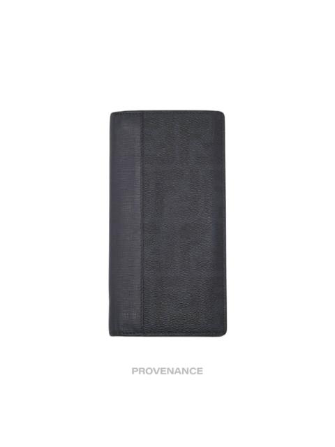 FENDI Fendi Long Wallet - Midnight Blue FF Zucca