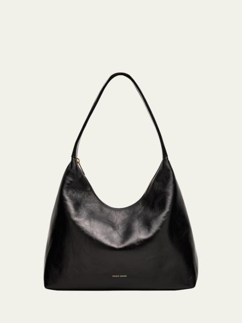 Mansur Gavriel Candy Crinkled Leather Hobo Bag