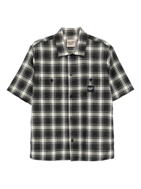 GALLERY DEPT. Playground short-sleeve plaid shirt