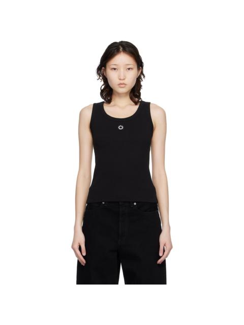 KENZO Black Kenzo Paris 'Boke Flower 2.0' Embroidered Tank Top