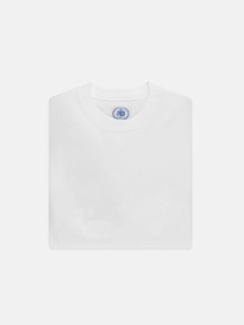 J. PRESS MADE-IN-USA WHITE HEAVYWEIGHT SWEATSHIRT