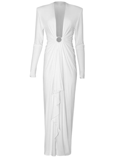 ALEXANDRE VAUTHIER O-Ring V-neck Gown