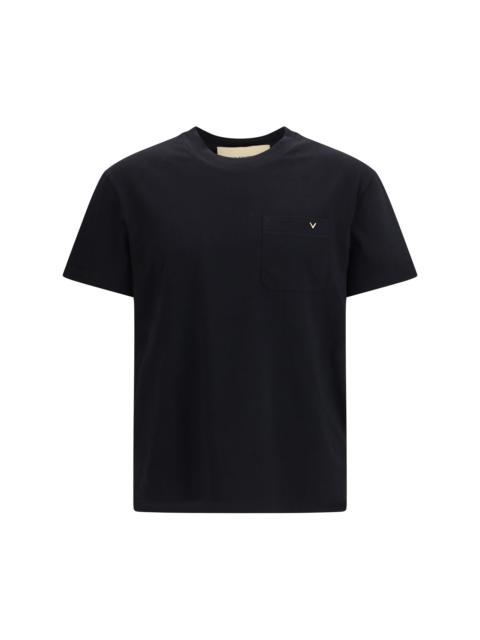 Valentino Valentino Cotton T-shirt With Vgold