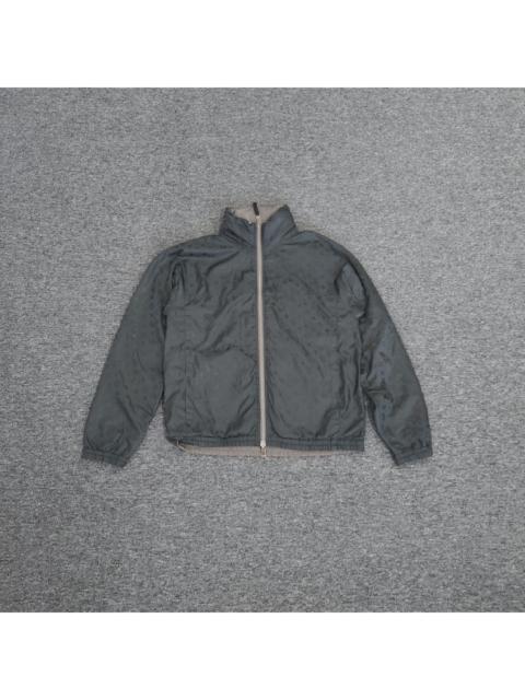 Louis Vuitton Louis Vuitton LV monogram tonal print stand-up collar shell jacket