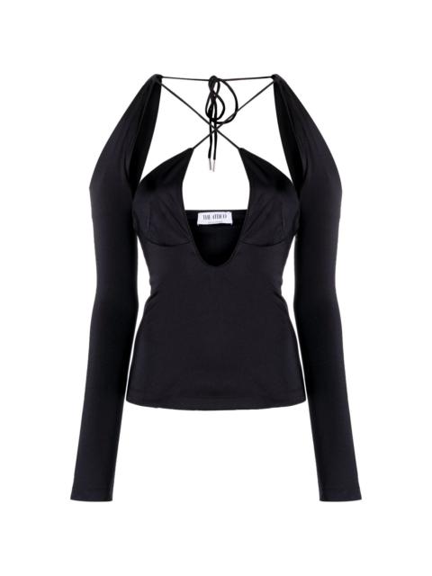 THE ATTICO Zane cut-out top