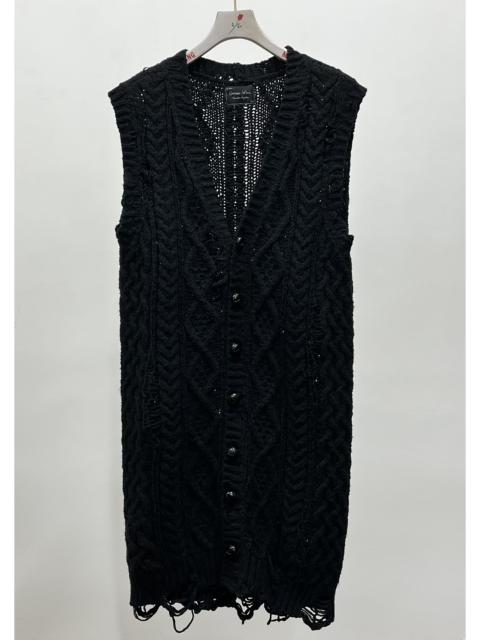 NUMBER (N)INE Number (n)ine "Night Crawler" 03AW Knitwear Vest
