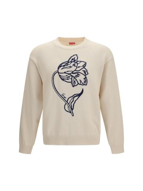 KENZO Kenzo Men Kenzo Tulip Wool And Cotton Sweater