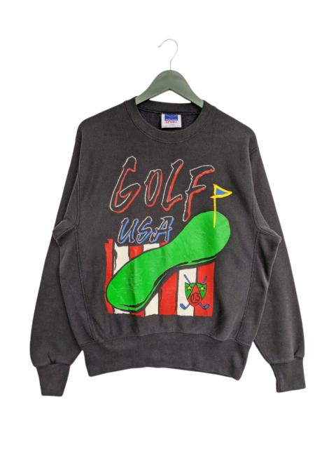Other Designers Vintage 90s Golf Usa Print Sweatshirt