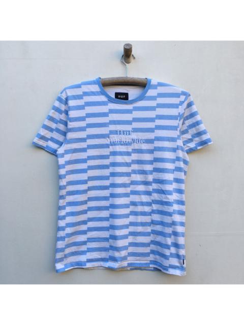 Other Designers Huf Zig Zag Pattern Centre Logo Embroidery Shirt