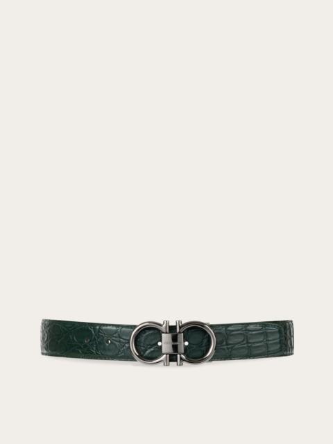 FERRAGAMO Adjustable Gancini belt