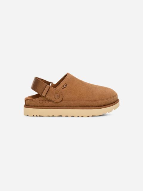 UGG ® Women's Goldenstar Clog Suede Shoes in Chestnut