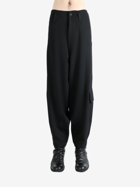 Yohji Yamamoto YOHJI YAMAMOTO POUR HOMME - Men Left Side Pkt Gab P Pants