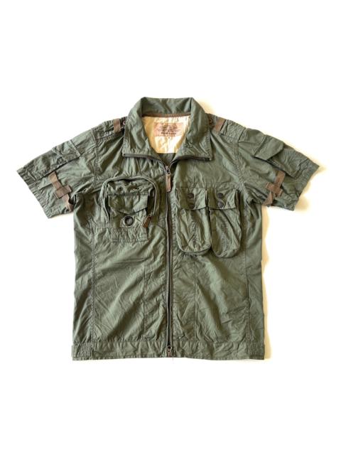 Avirex Flight Tactical Parachute Button Ups Military Uniform