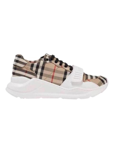 Burberry Regis leather trainers