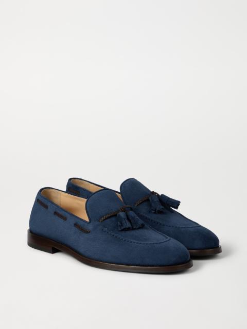 Brunello Cucinelli Suede loafers with tassels