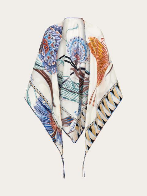 FERRAGAMO Giada print sarong top