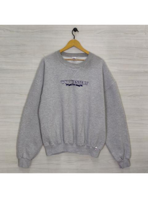 Other Designers Russell Athletic × Vintage - Western Washington University Sweatshirt, 90s WWU Jumper,