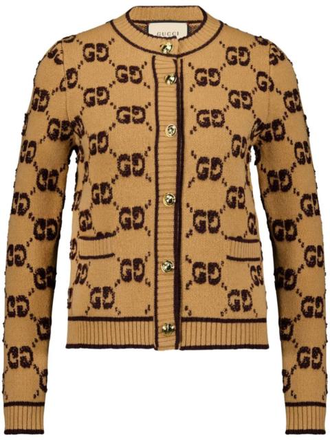GUCCI Gucci Wool Cardigan With Gg Motif