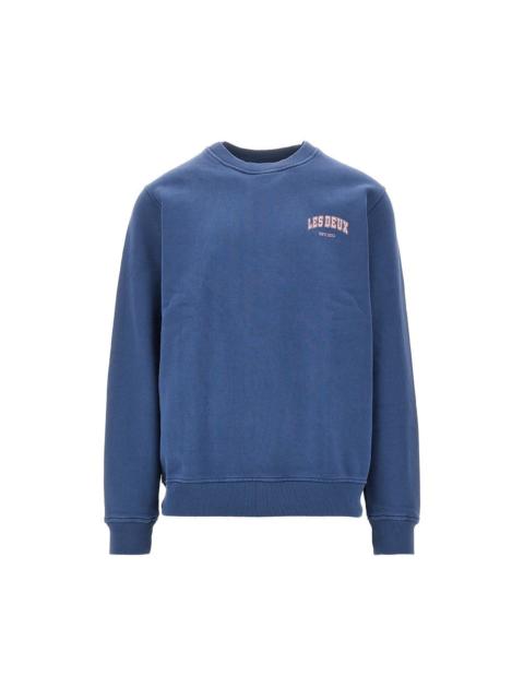 Les Deux Les Deux Brady Hoop Crewneck Sweatshirt Blue