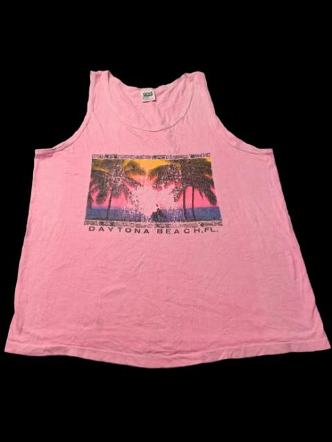 Other Designers Vintage - Vintage Daytona Beach Florida Sleeveless Shirt USA
