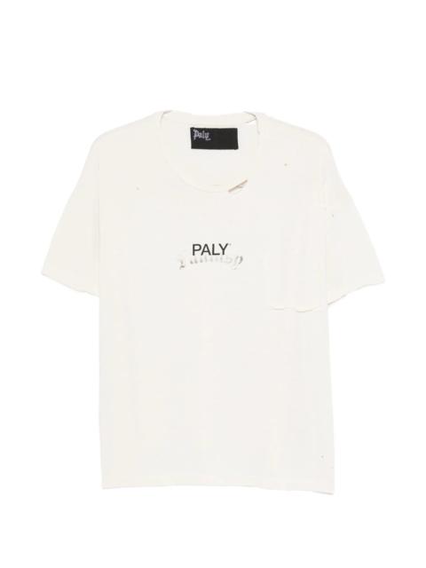 Paly Paly Hollywood Distressed Logo T-shirt