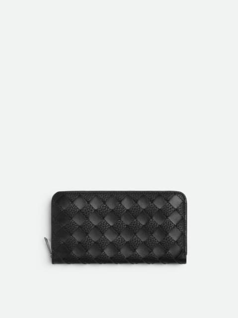 Bottega Veneta Intrecciato Zip Around Wallet