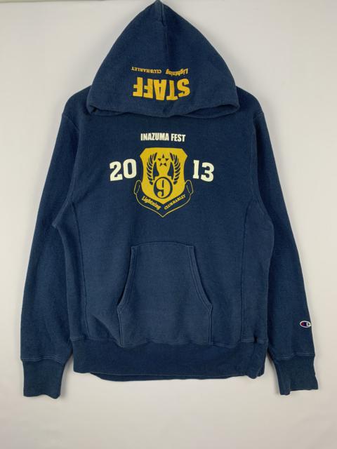 Other Designers Vintage - Champion Club Harley Festival Hoodie Blue Large