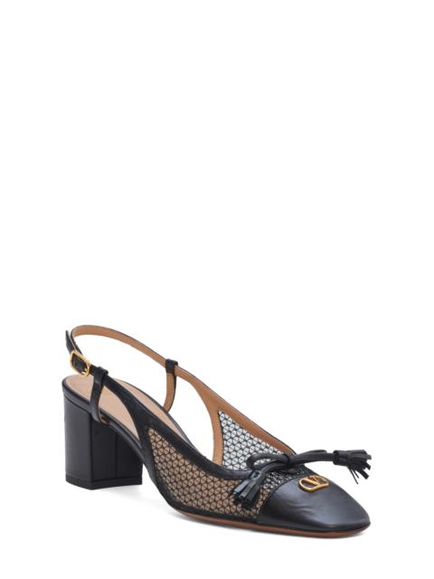 Valentino Valentino Garavani Valet Du Roi Slingback Pump in Black at Nordstrom