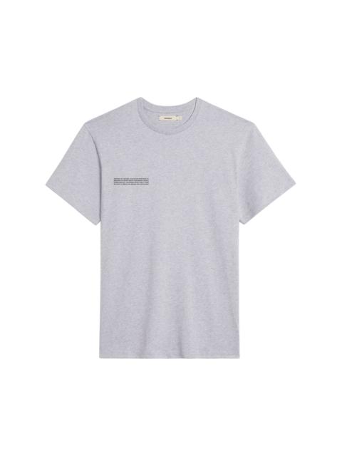 PANGAIA Mens 365 Midweight T-Shirt - Grey-Marl