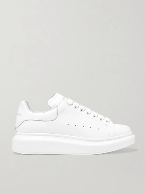 Alexander McQueen Leather Exaggerated-sole Sneakers