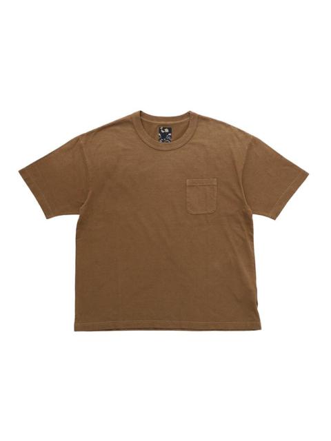 visvim JUMBO TEE S/S DMGD BROWN
