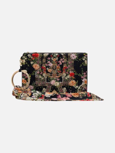 CAMILLA RING SCARF CLUTCH