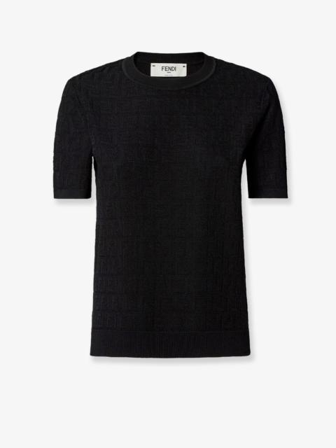 FENDI Ff Cotton And Viscose Sweater